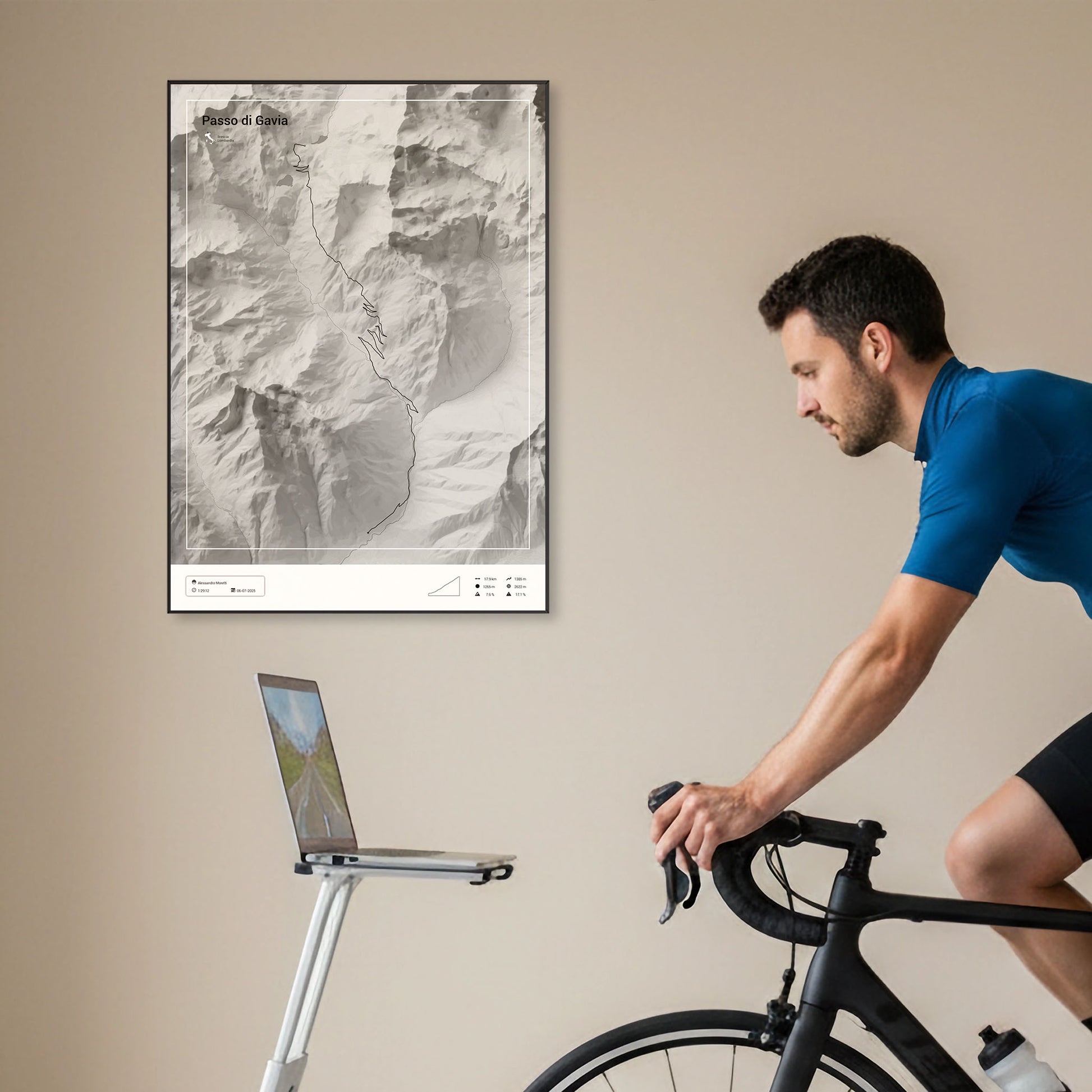 Passo di Gavia personalized poster